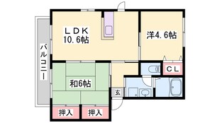 ココナッツハウスⅡの物件間取画像